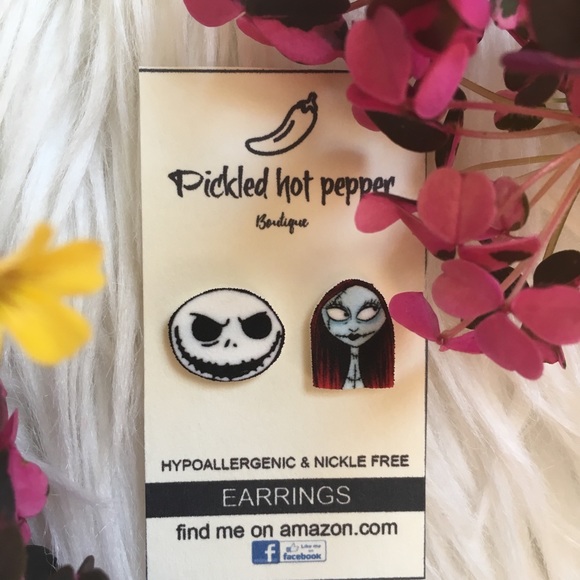 Disney Jewelry Nightmare Before Christmas Stud Earrings Poshmark